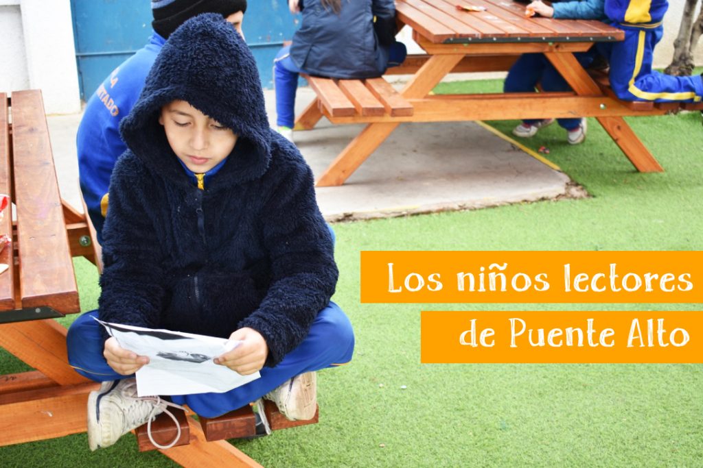 Niños de la Escuela Padre Hurtado de Puente Alto son un ejemplo del buen leer.